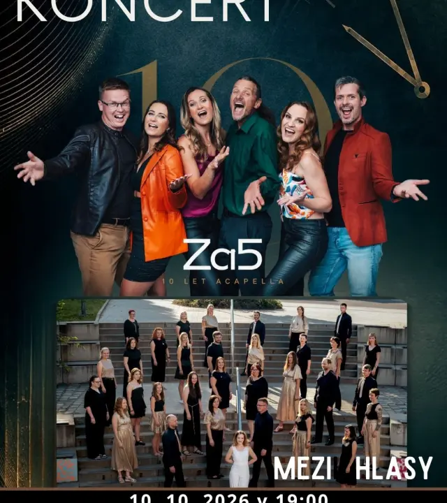 Acapella koncert Za5 & Mezi hlasy