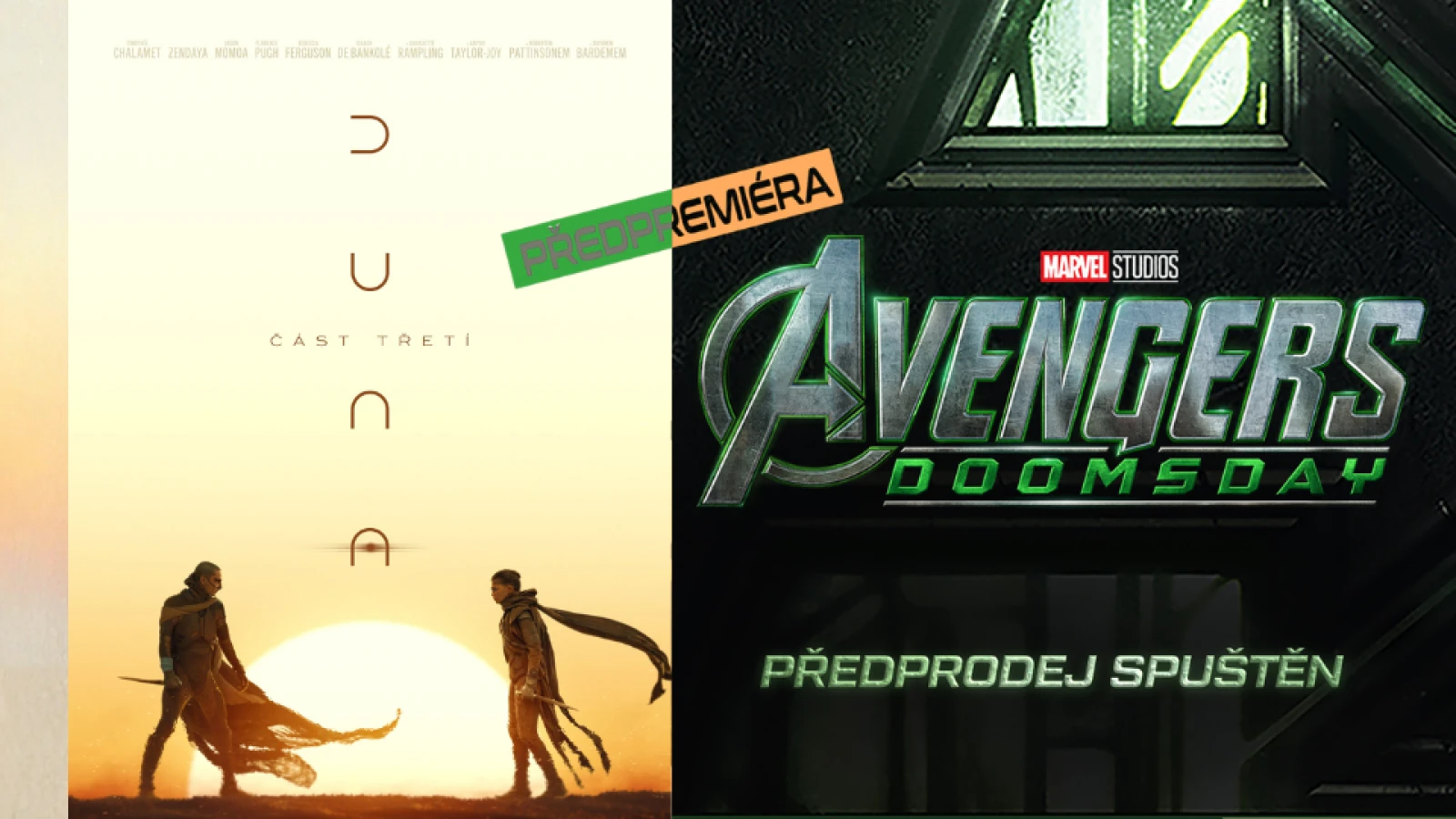 Kino Vyškov spouští předprodej na filmové hity Avengers: Doomsday a Duna: Část třetí